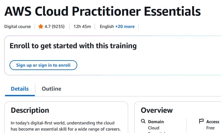 AWS: Cloud Practitioner Essentials
